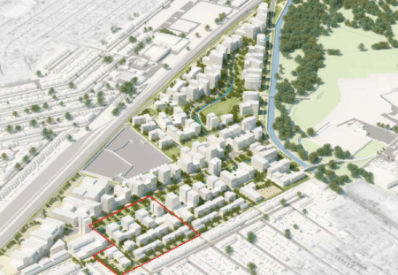 scheme layout for southall waterside